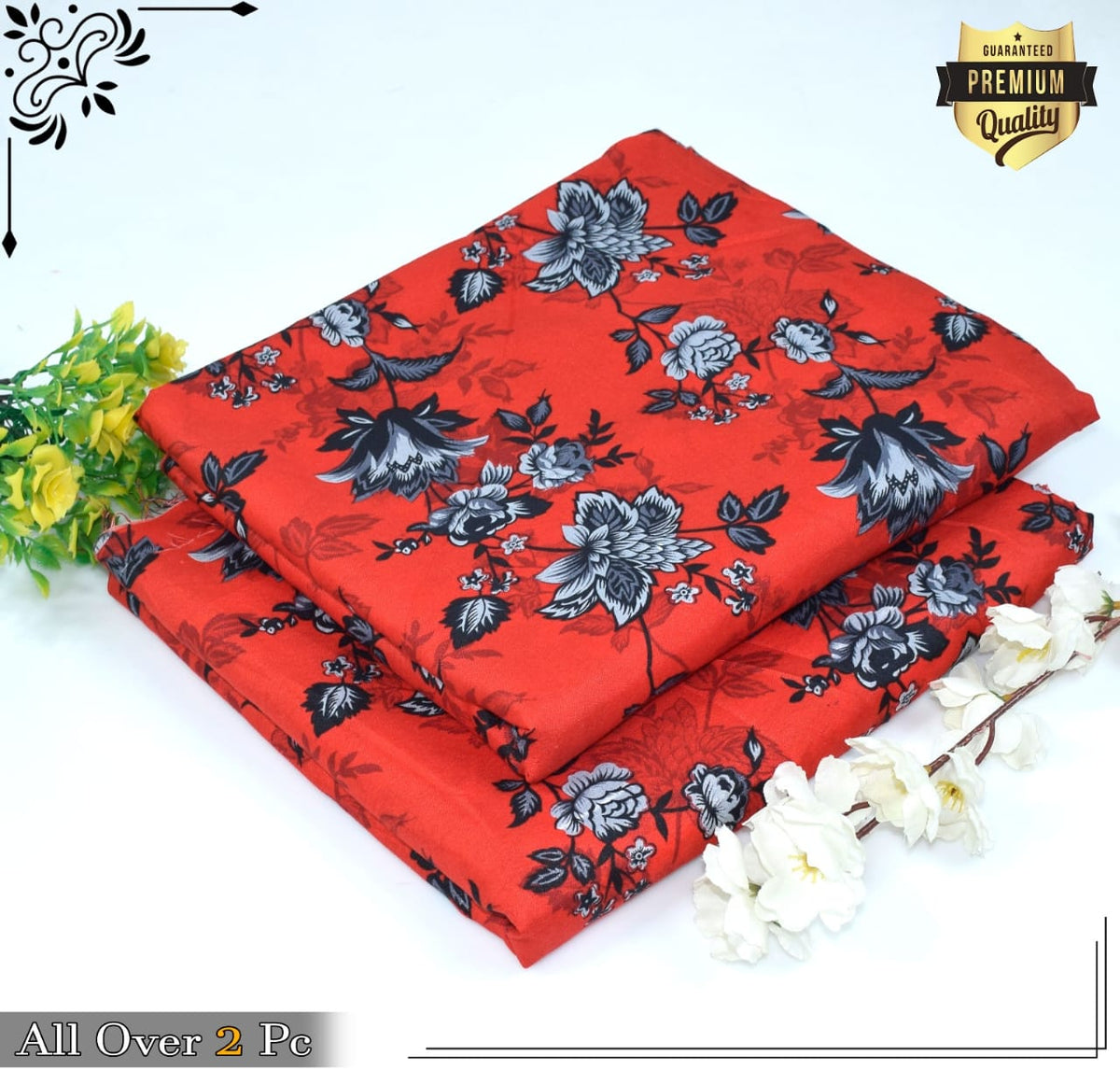 POLO COTTON PRINTED  2PC [ SALE OFFER ] PC-D1