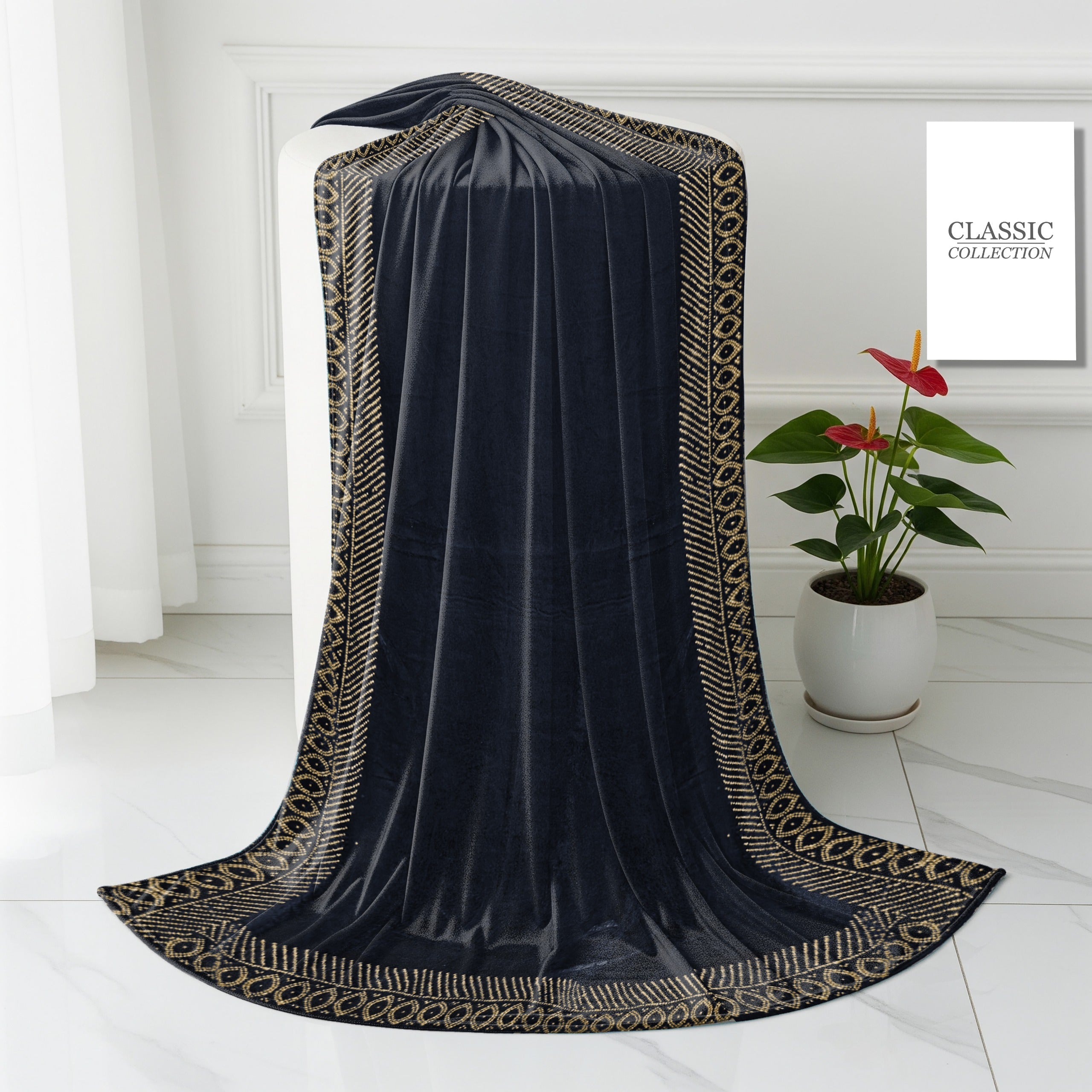 China micro Velvet bridal Shawl Stone work